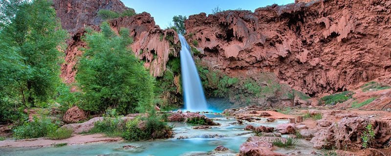 Havasupai waterfall