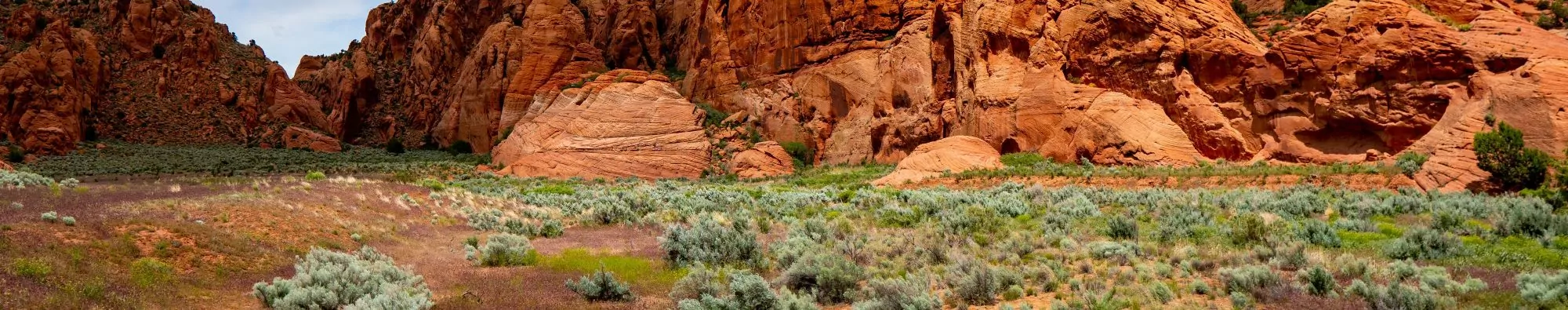 Sandtone bluffs in Utah